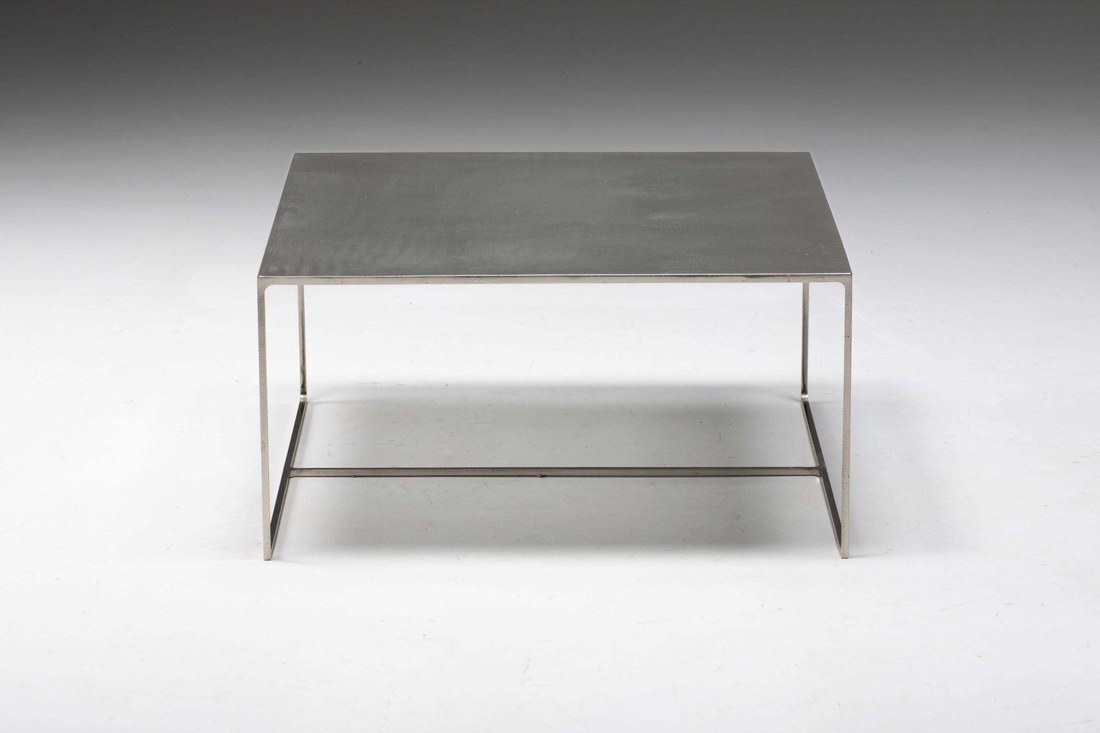 Metal Square Coffee Table 'Duchamp' By Rodolfo Dordoni For Minotti, Italy, 1990s photo furniture