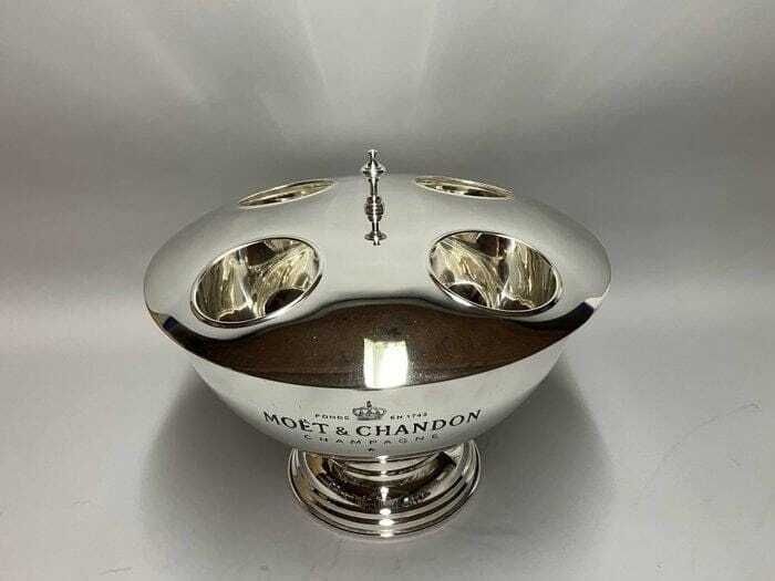 Champagne Bucket Xl Large 4/7 Bottles Silver Plated Bar Cart Decor Christmas Table Wine Chiller Cooler Gift For Wedding Gift Man Cave photo 1300.0