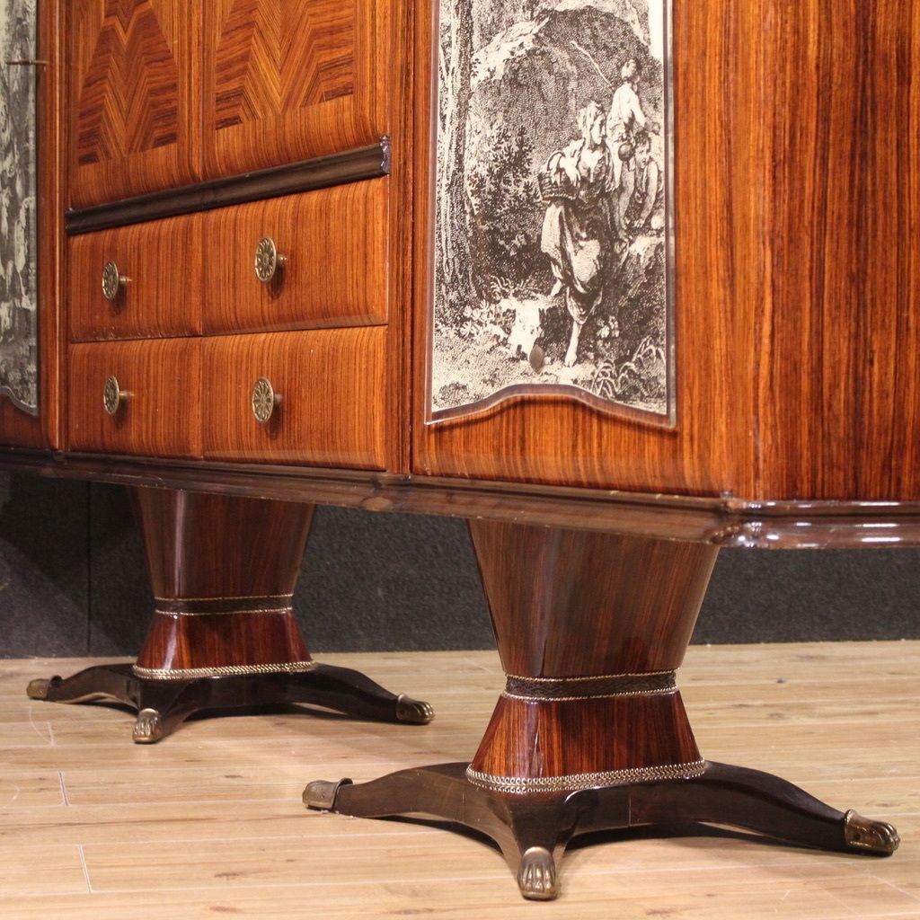 5200.0 Italian Design Bar Cabinet By Fratelli Rigamonti Desio, Milan, 1940s photo