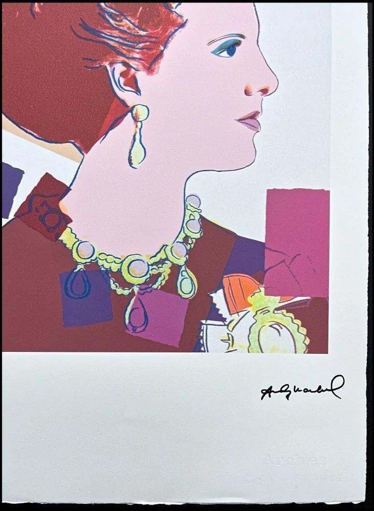 After Andy Warhol, Queen Margarethe Brown , 1980s, Lithograph photo for sale