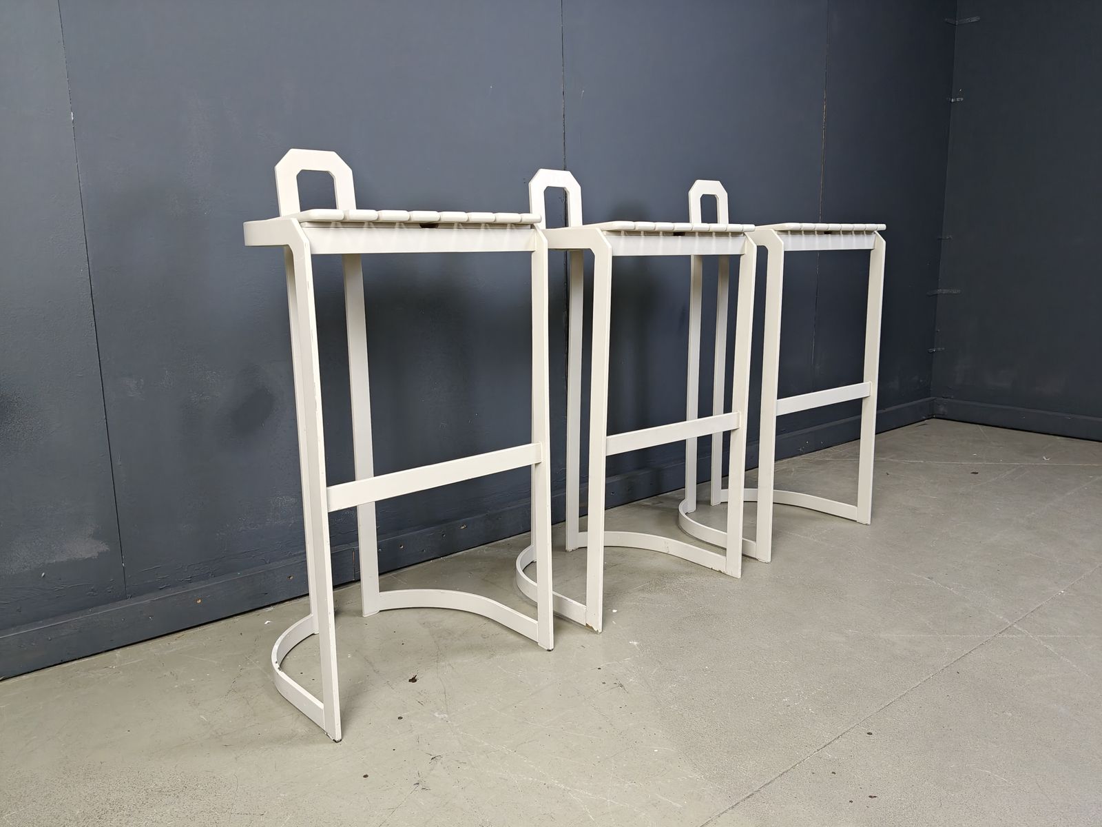 Vintage Bar Stools By Allmilmö, 1980s, Set Of 3 photo vintage