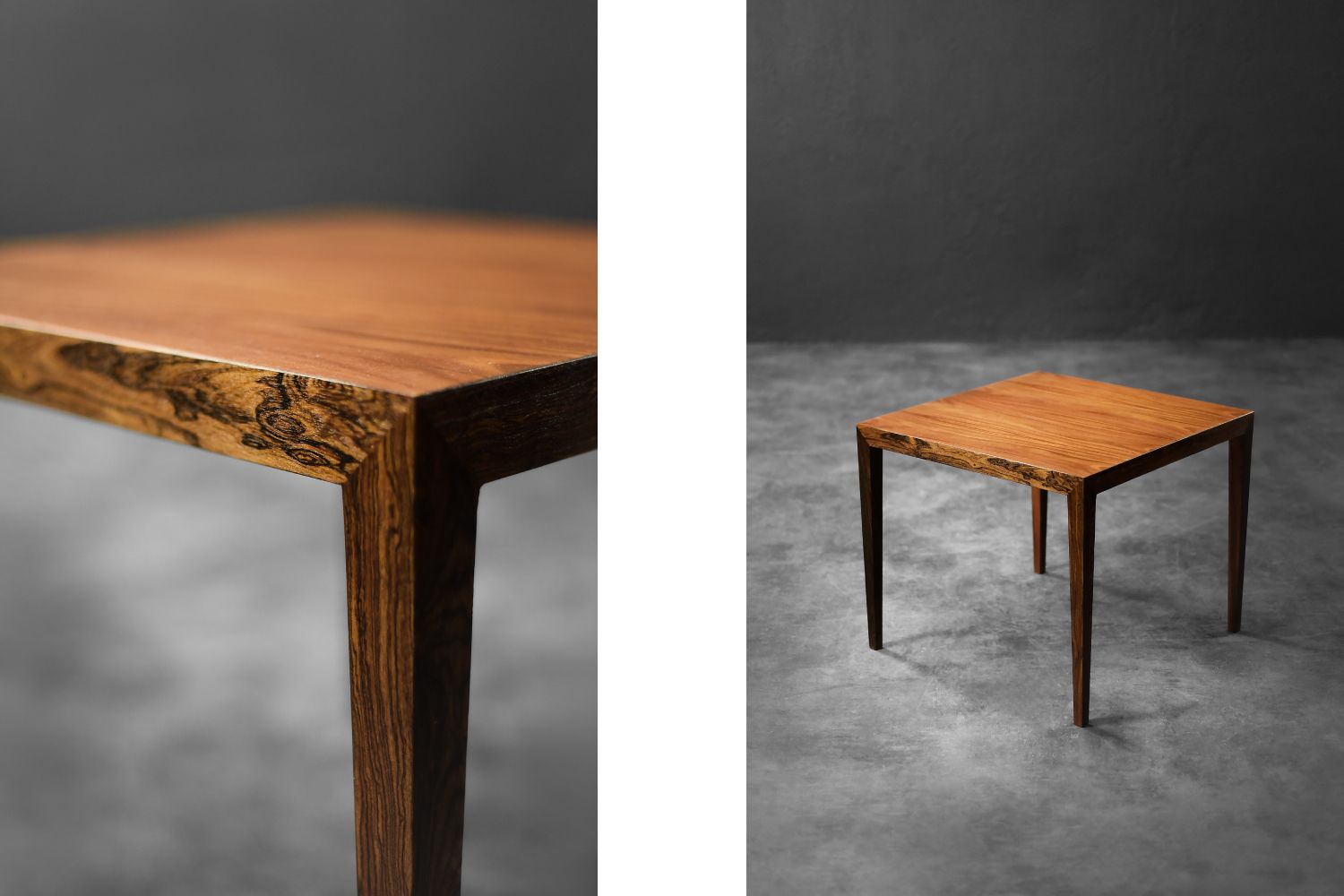 Mid Century Scandinavian Rosewood Coffee Table By Severin Hansen For Haslev Møbelfabrik, 1960s photo for sale