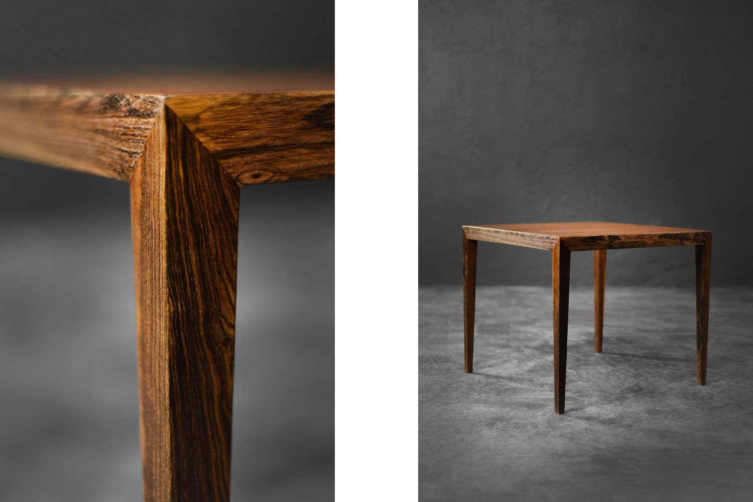 Mid Century Scandinavian Rosewood Coffee Table By Severin Hansen For Haslev Møbelfabrik, 1960s photo 1213.0