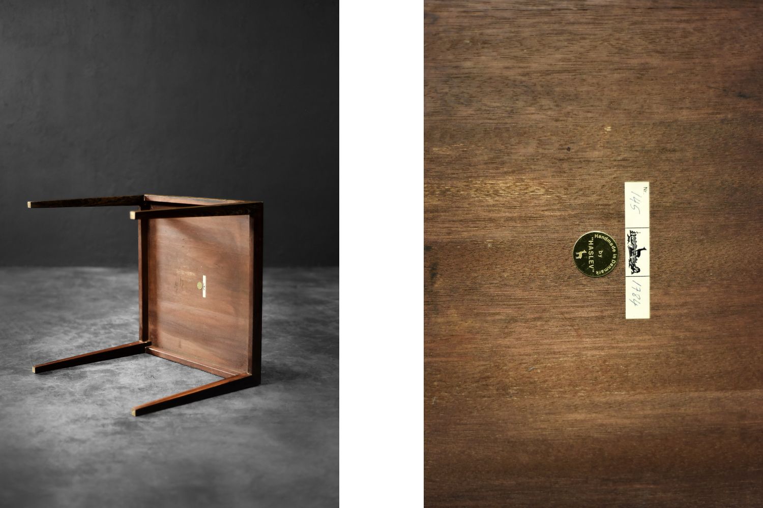 Mid Century Scandinavian Rosewood Coffee Table By Severin Hansen For Haslev Møbelfabrik, 1960s photo buy