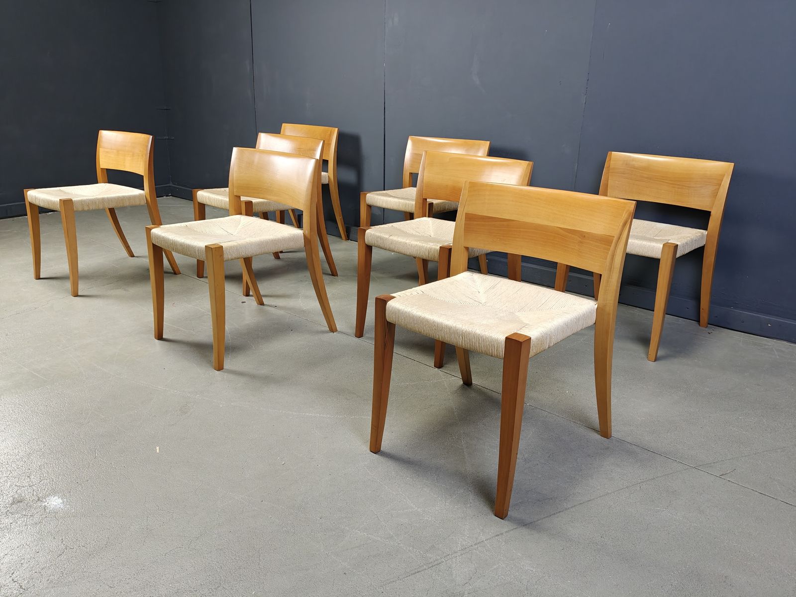 Furniture Ticino Dining Chairsby Bruno Reichlin For Molteni, 1990s photo
