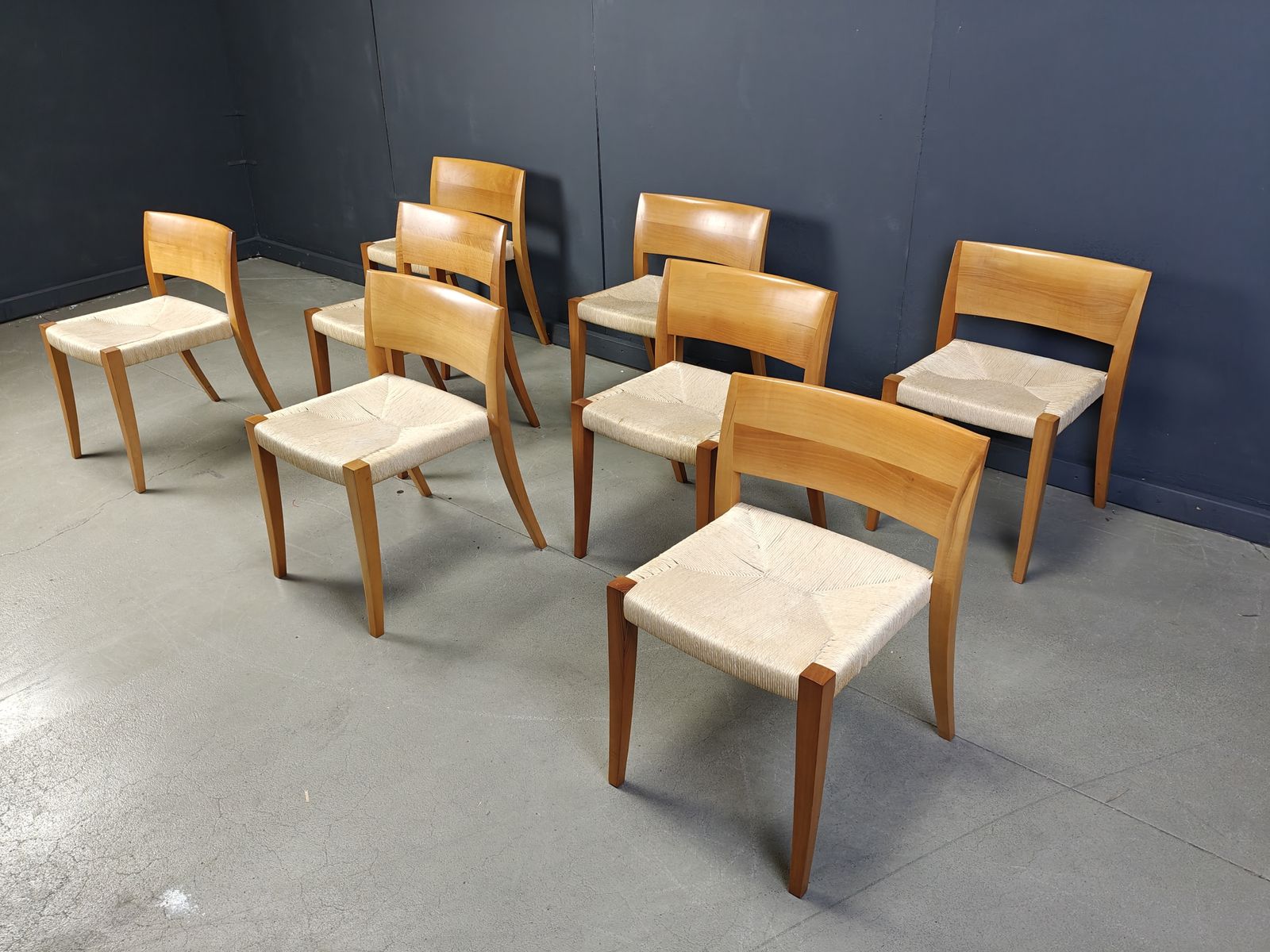 2500.0 Ticino Dining Chairsby Bruno Reichlin For Molteni, 1990s photo