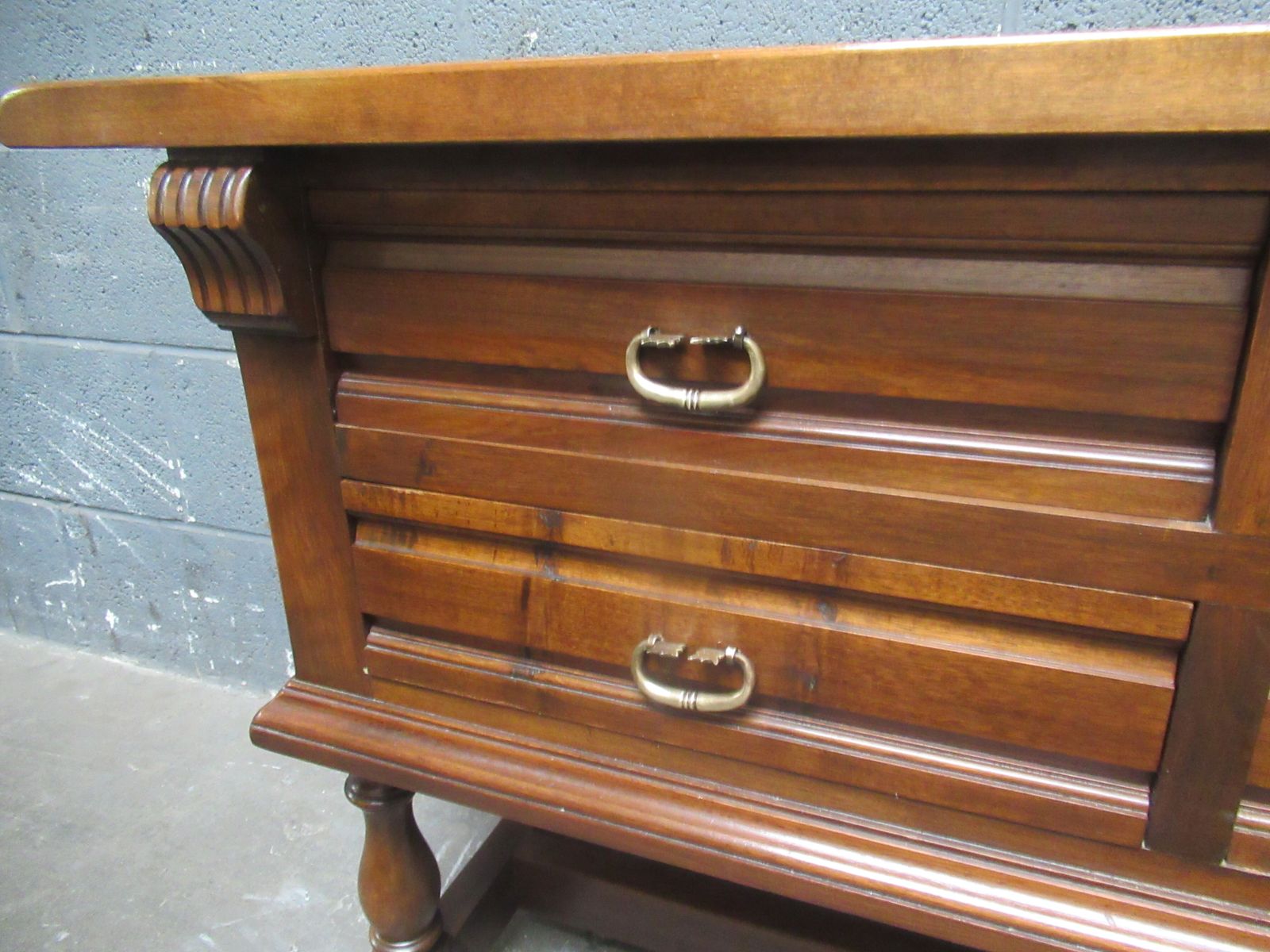 Low   Four Drawer  Chest Of Drawers photo vintage