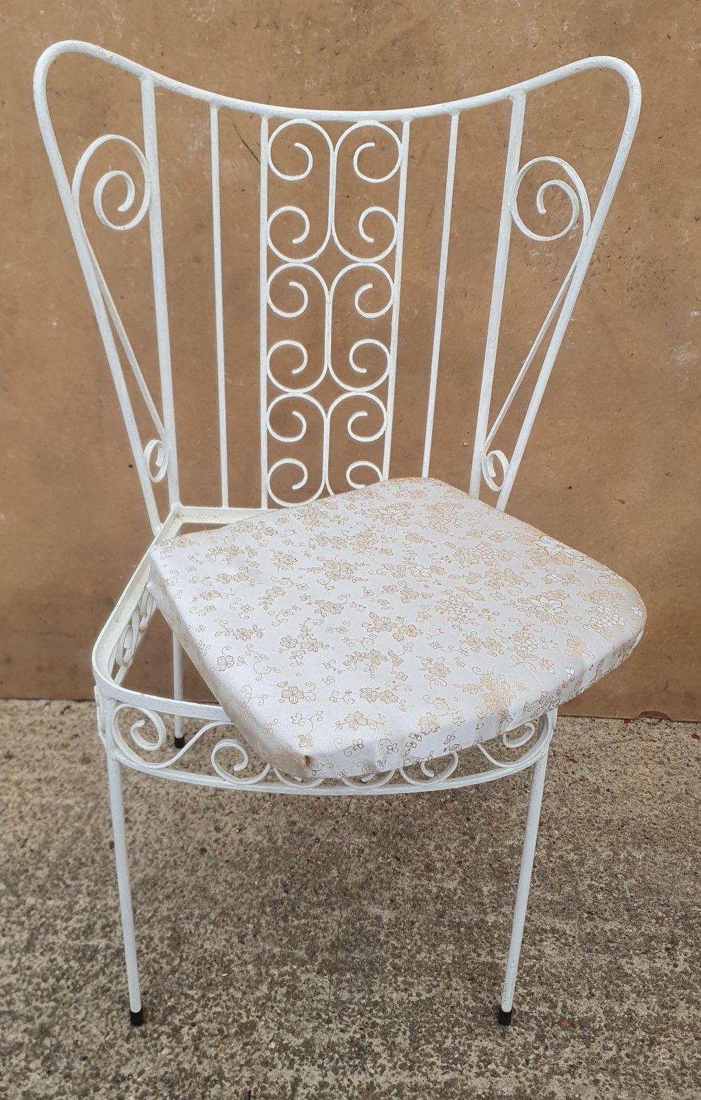 Pair Of 1950s Mid Century Decorative Metal Chairs photo buy