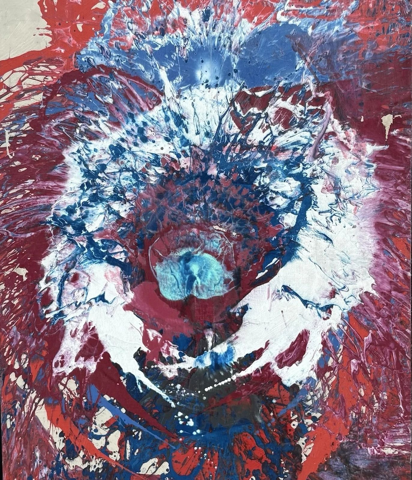 Yves Corbassière (French 1925 2020) Large Oil On Canvas, Signed And Dated 1967