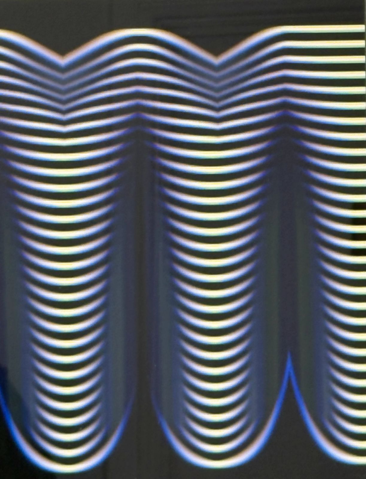 Peter Sedgley, British (B.1930) "Solar Waves',  Cybergraph, Signed, Dated And Numbered 6/12 , 2003 photo Art