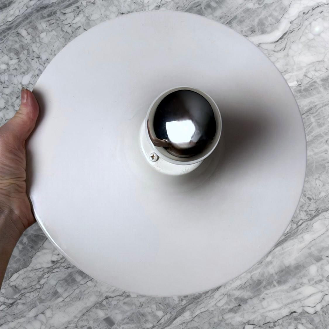 photo buy Gorgoni Gianluigi Style Pair Of Italian Ceiling Wall Lamps In Lacquered Aluminum