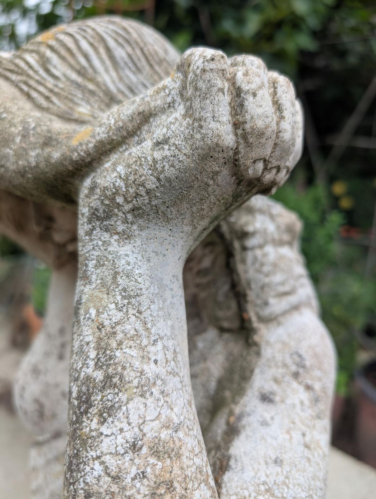 Garden Decor 20th Century Statue Of Lady, 1960s photo