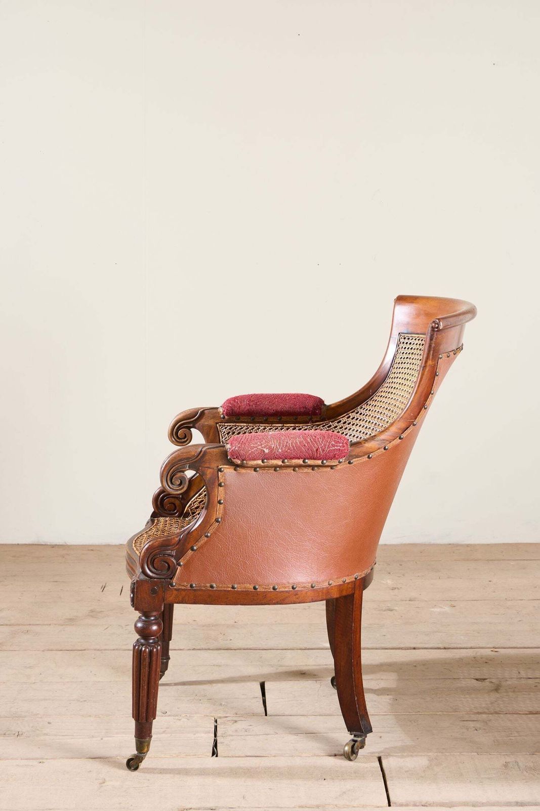 Victorian Cane Seated Country House Library Chair photo Furniture