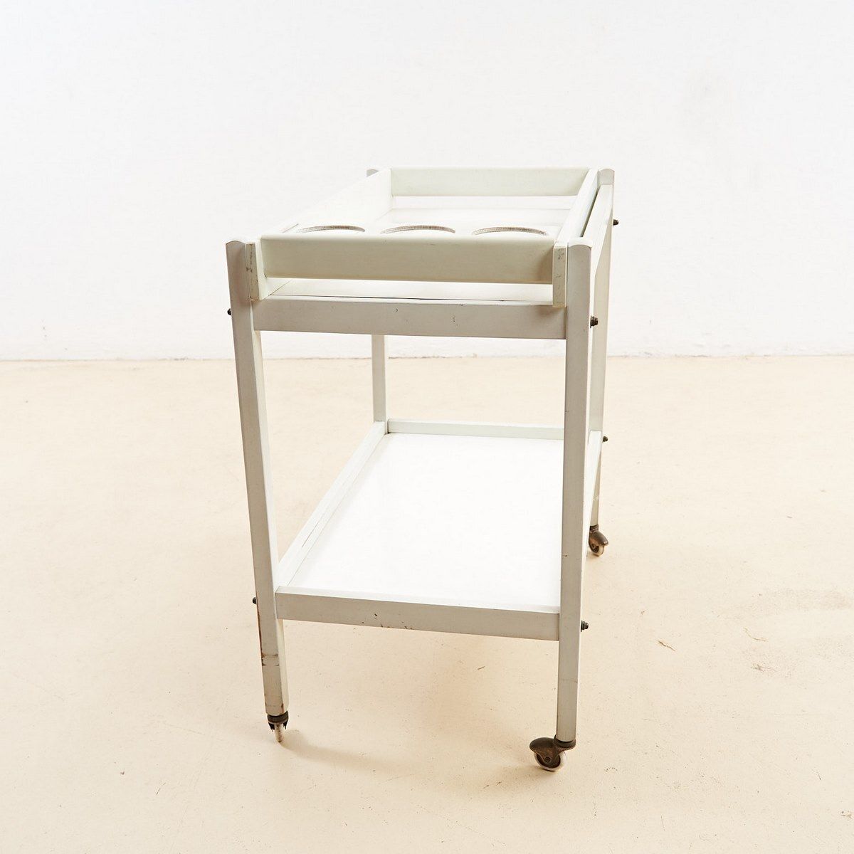 Vintage Wooden Food Trolley, 1960s photo Furniture
