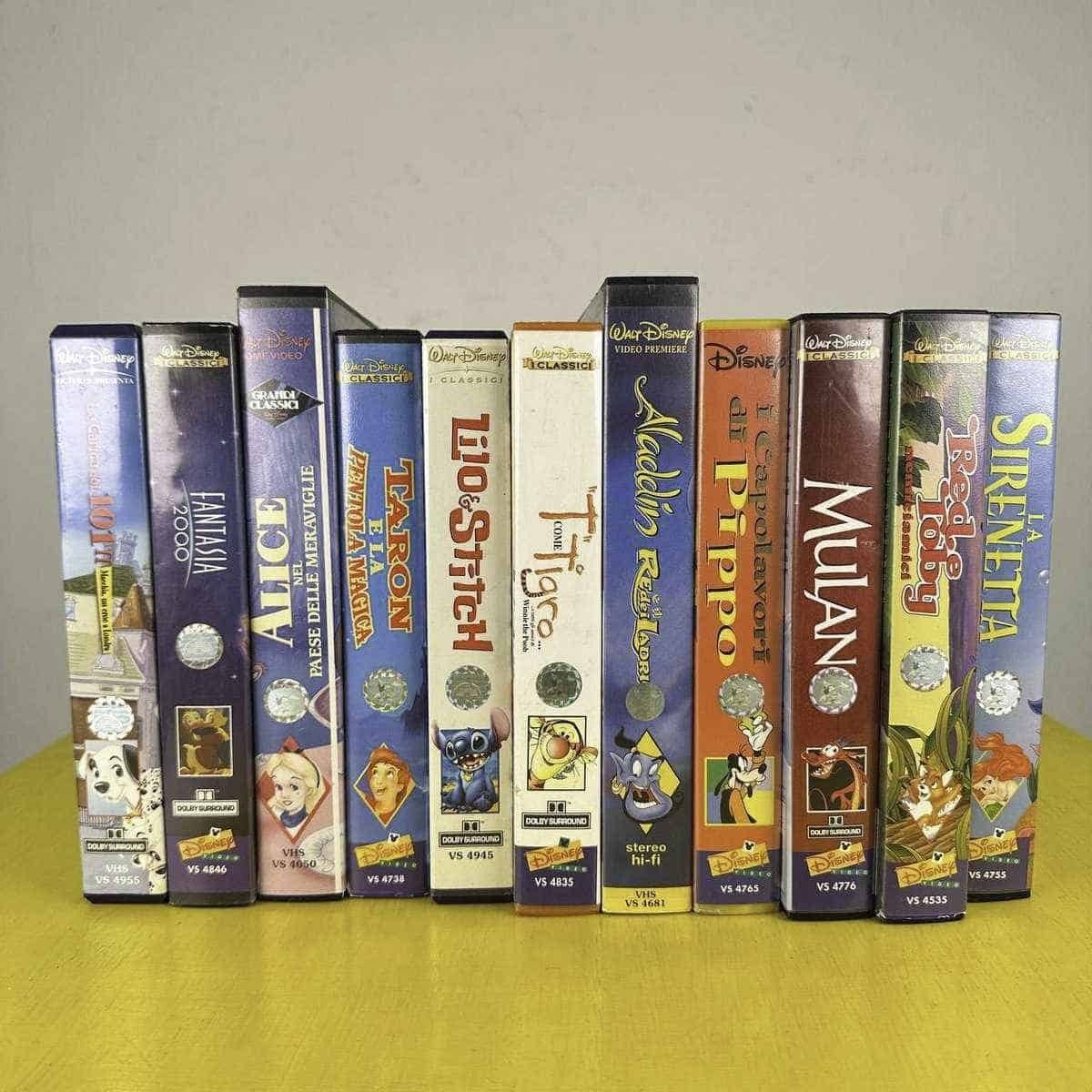 Lot Of 11 Vhs Walt Disney Films