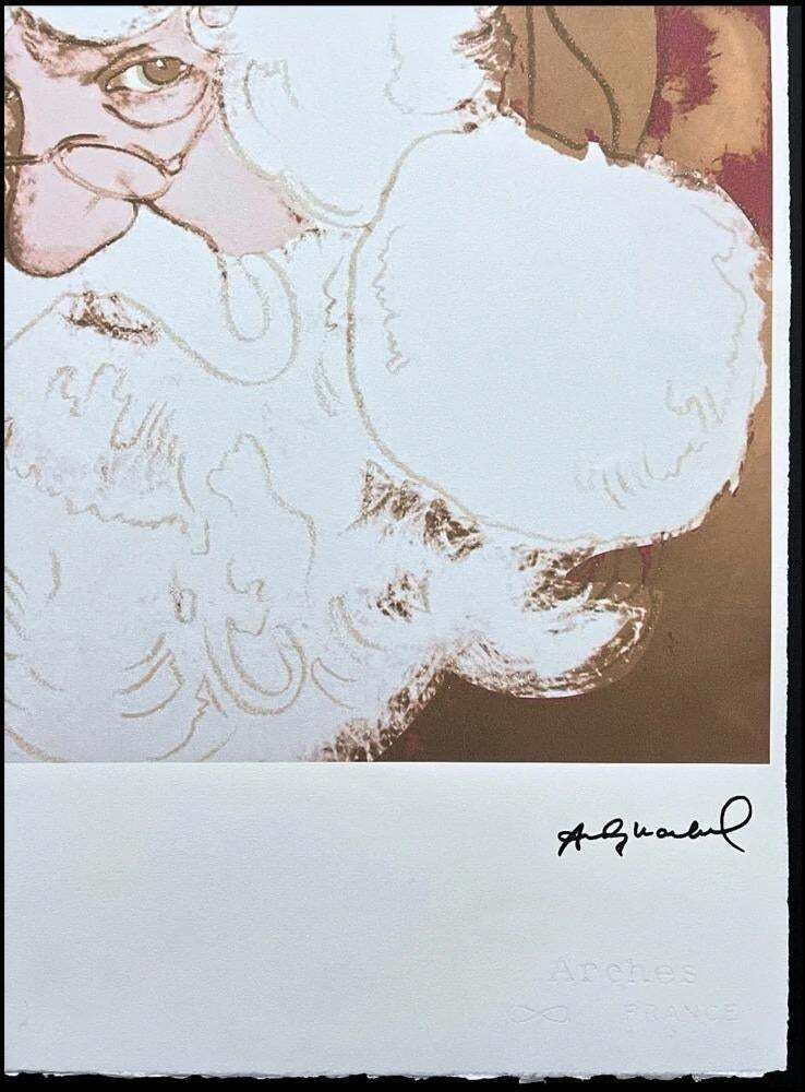 Andy Warhol, Santa Claus, 1980s, Lithograph photo Art