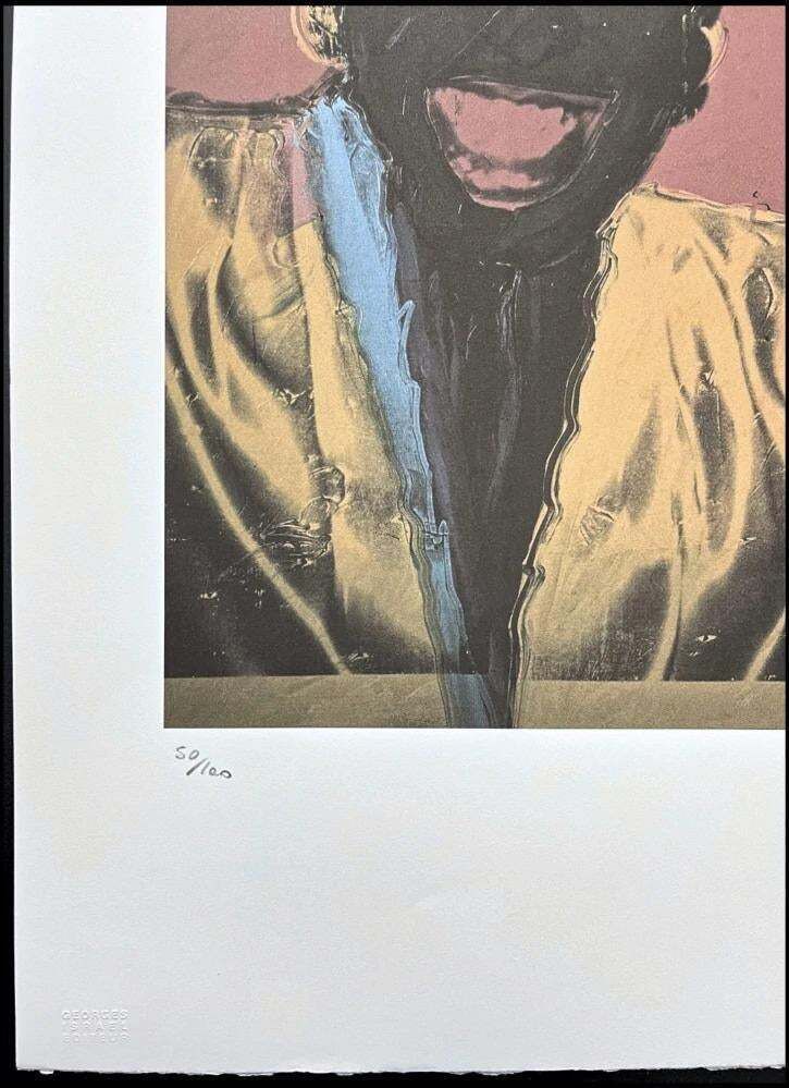 After Andy Warhol, Wilhelmina Ross Brown, 1980s, Lithograph photo furniture