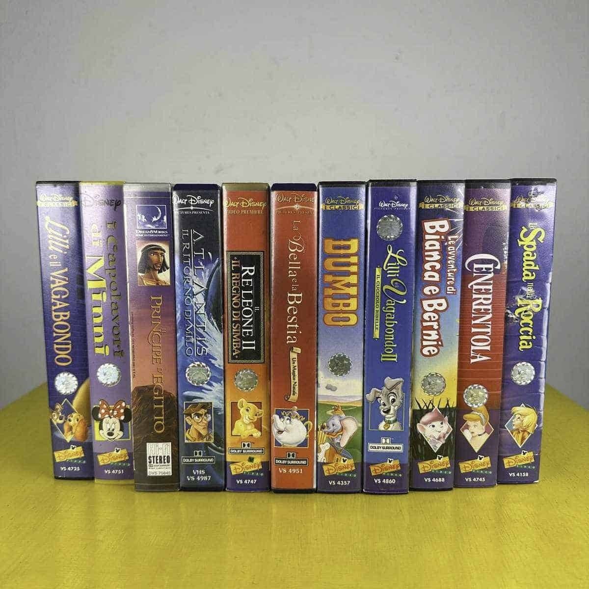 Lot Of 11 Vhs Walt Disney Films