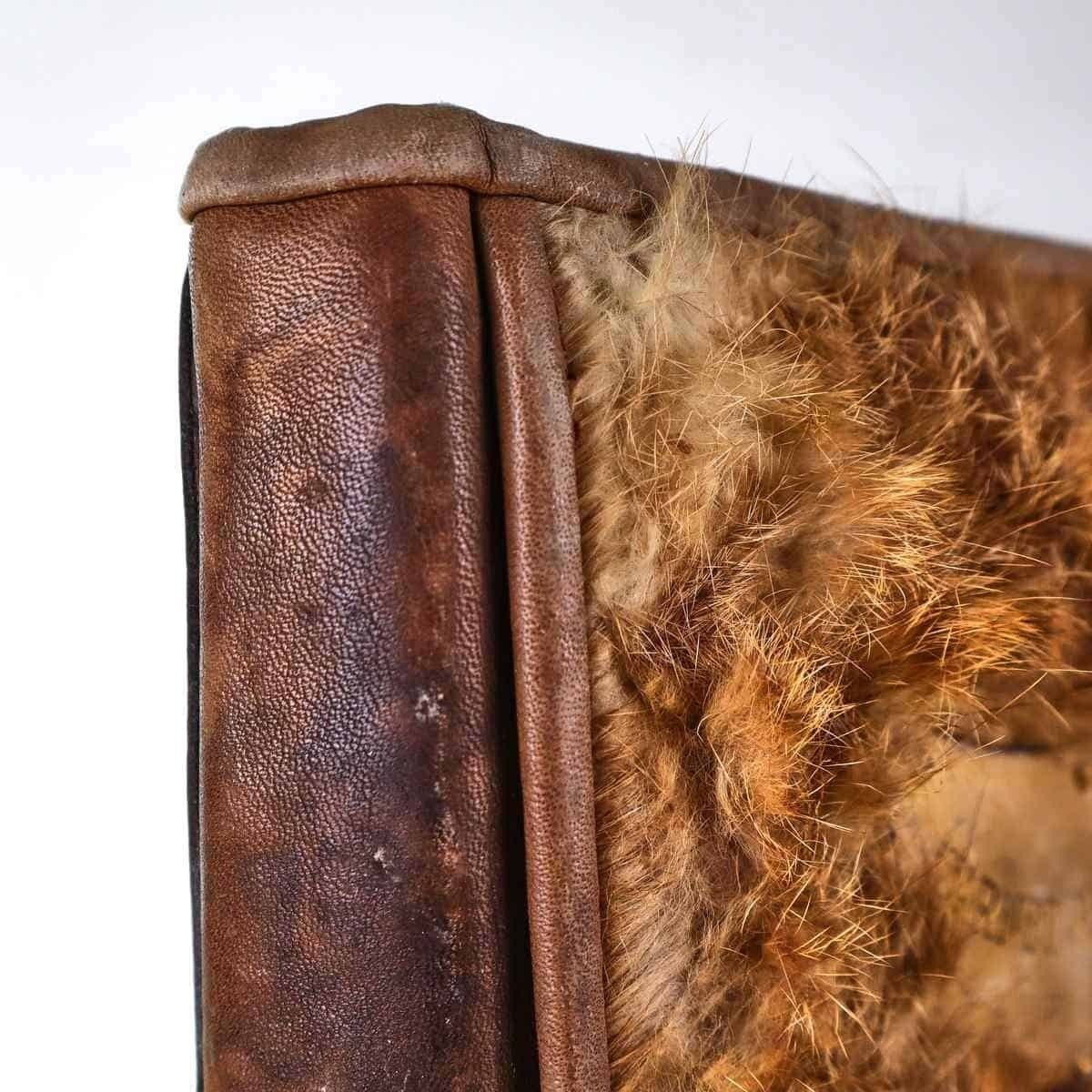 Vintage Leather Covered Hunting Log Book photo 70.0