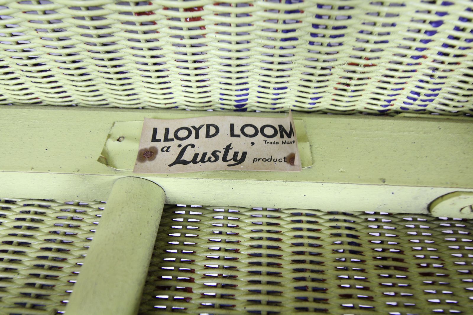 Furniture Set Of 1 Lloyd Loom Lusty Chair And 3 Other Lloyd Loom Style Chairs   4 In All photo
