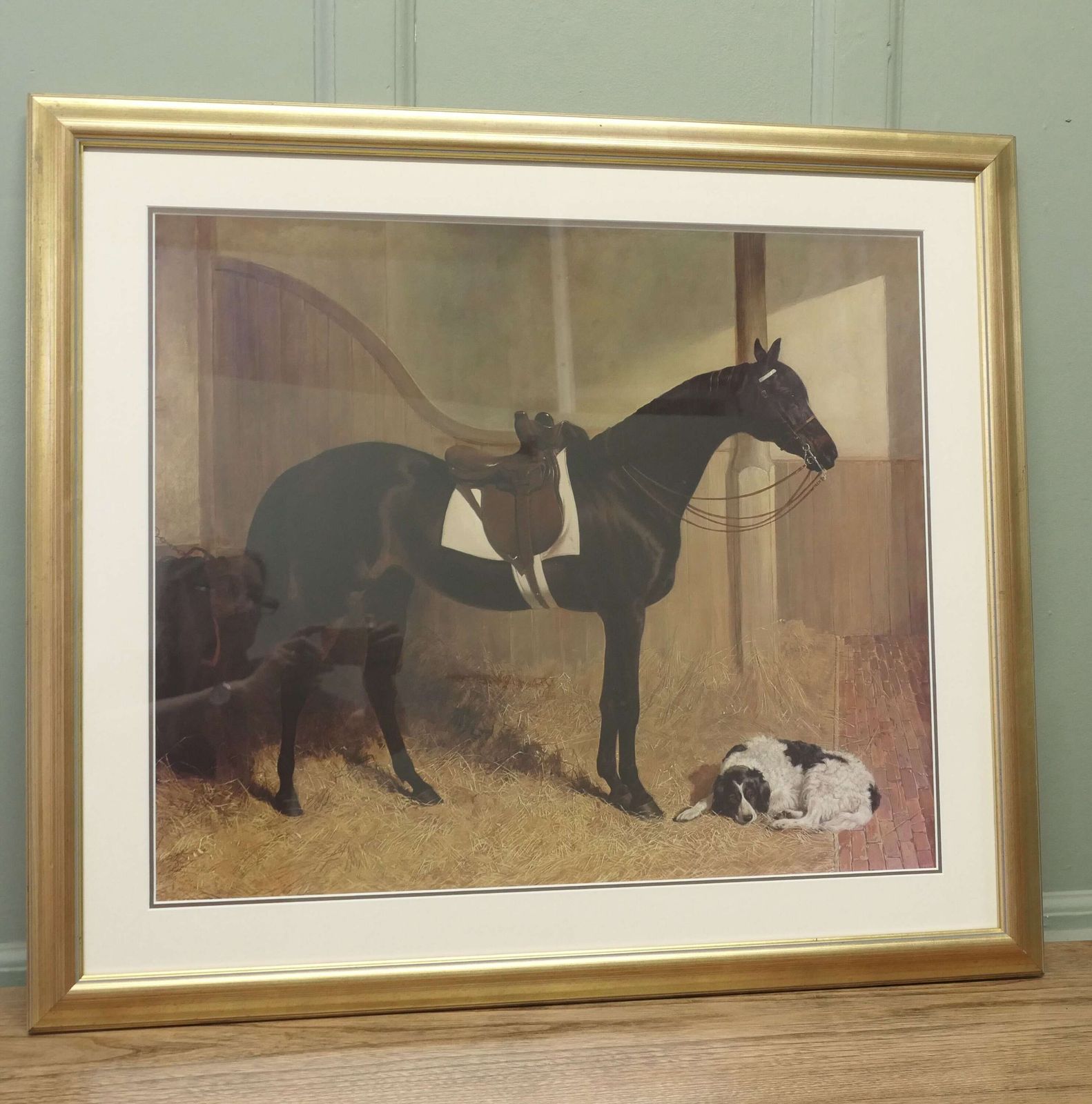 3 Large Framed Prints Of Horses, George Stubbs photo for sale