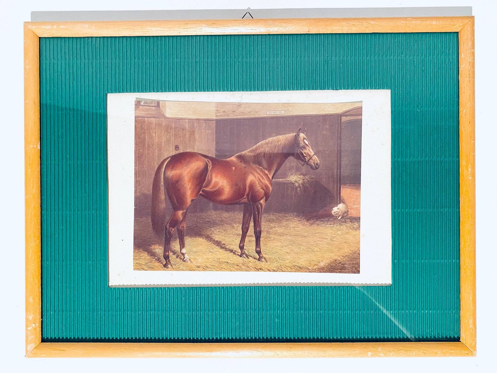 Alfred Charles Havell Traditional English Horse Pictures / Two Matching Pictures In Frames / Vintage Decor 1920s Motif photo Art