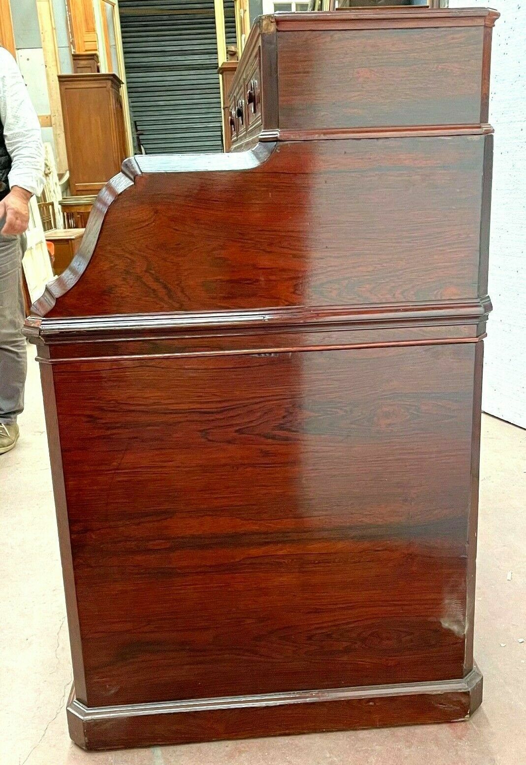 Napoleon III Rosewood Desk With Boxes And Steps 19th Century photo for sale