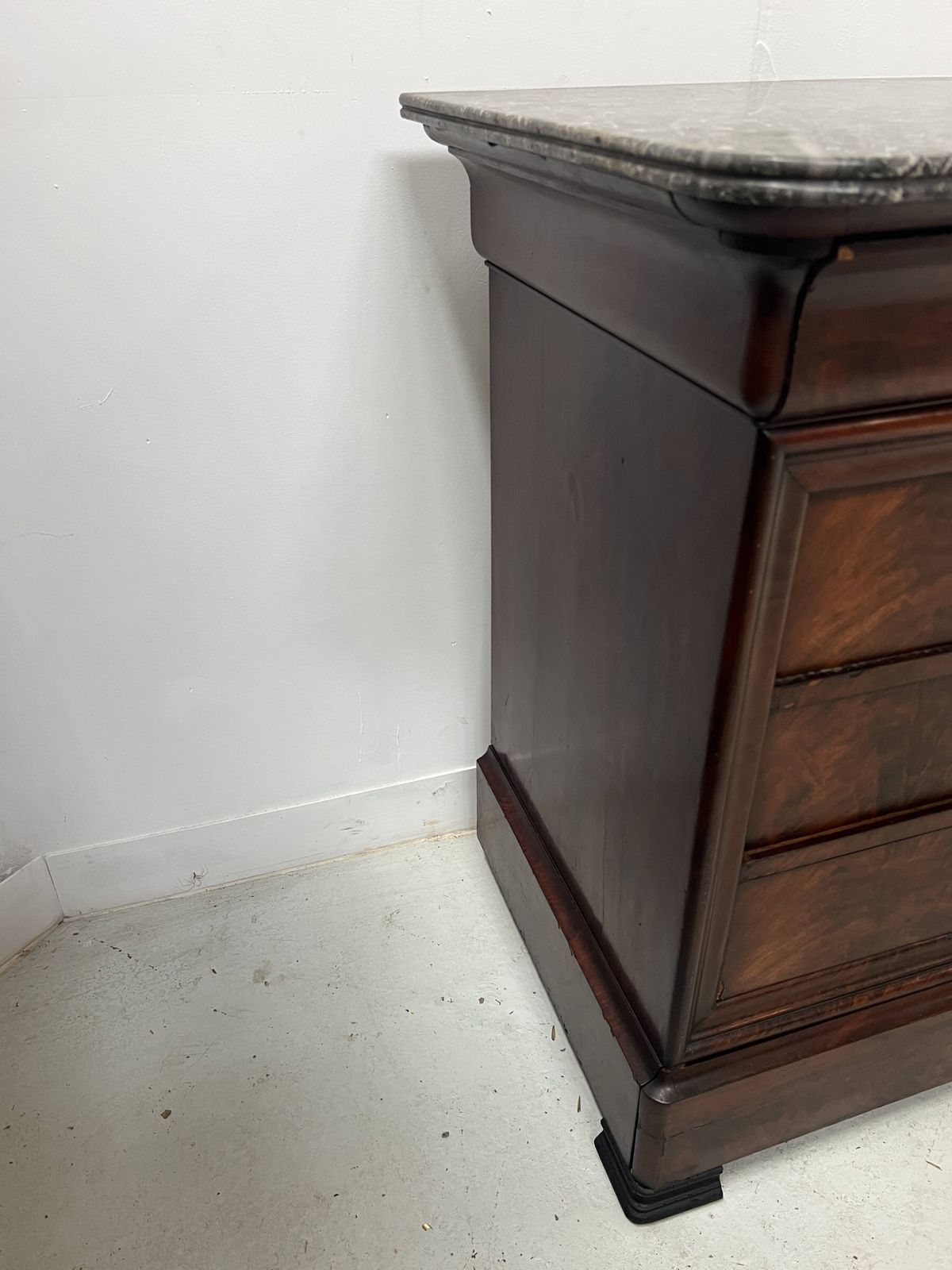 photo for sale Louis Philippe Mahogany Chest Of Drawers, 19th Century