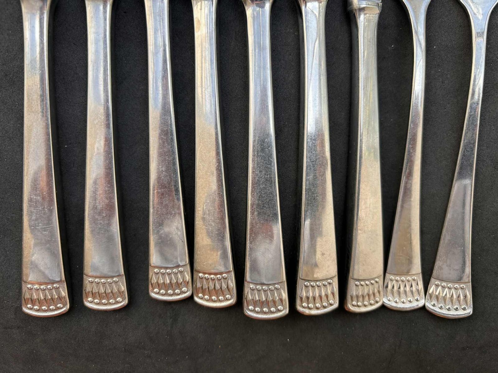Paul Wirths Cutlery Replacements Spare Pieces Forks And Knives Art Deco Pattern Dinner German Flatware Solingen Stainless Steel photo 126.0