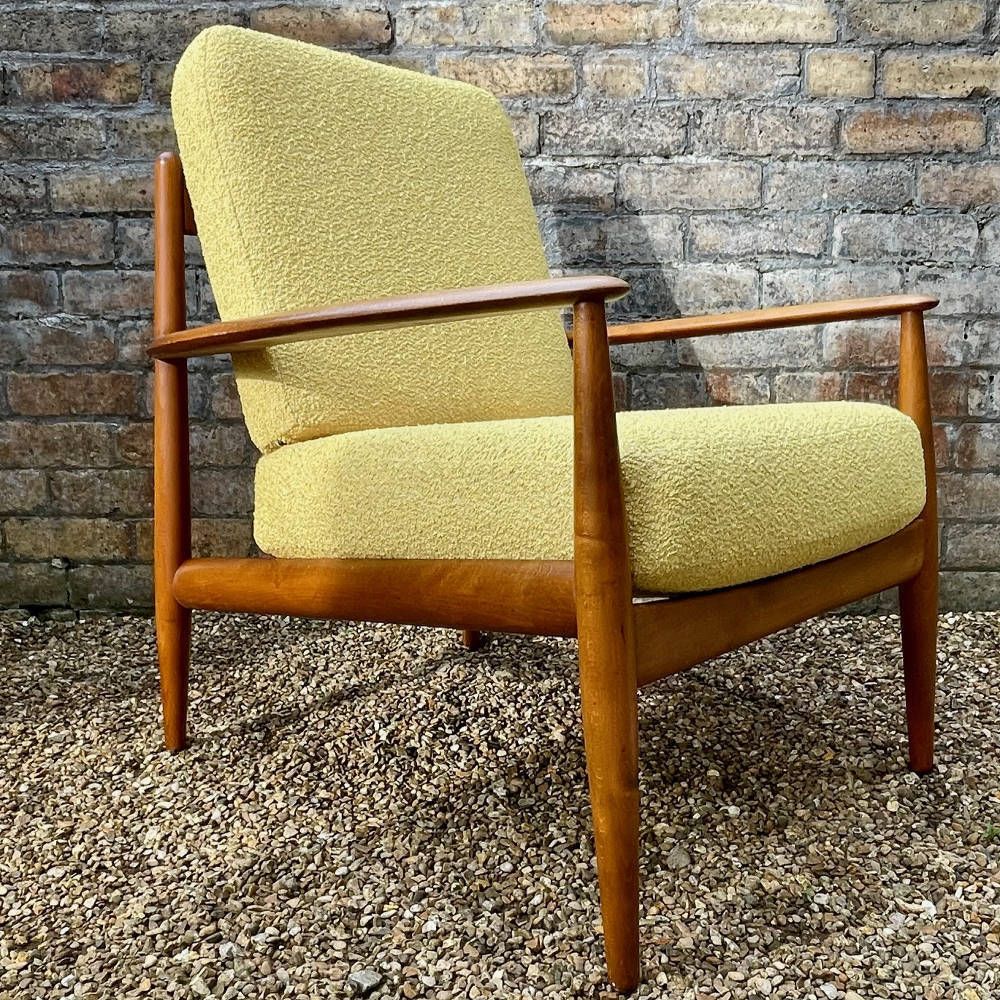 Grete Jalk Fd 118 Lounge Chair For France & Daverkosen, Denmark, 1950s