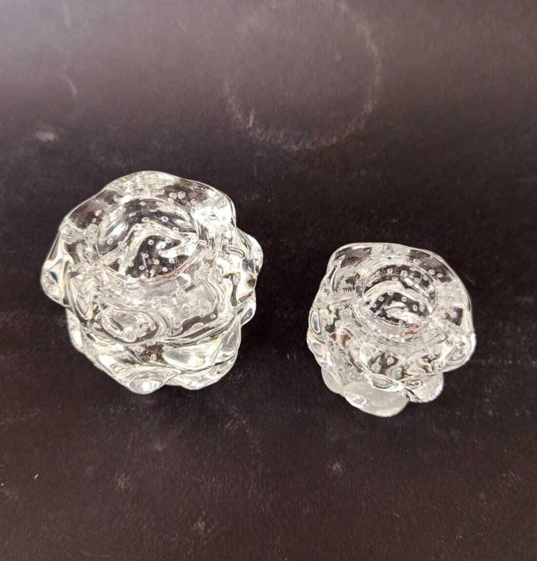 Murano Glass Smoking Set Bullicante Barovier E Toso Type Mugnoni Seguso Transparent Ashtray photo vinterior