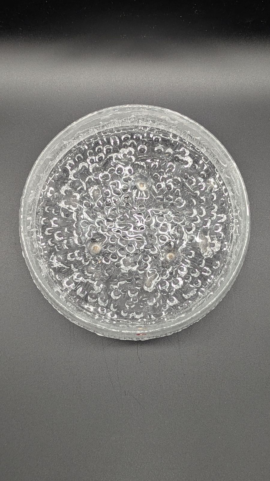 Iconic Finnish Mid Century Iittala Ultima Thule Glass Bowl By Tapio Wirkkala 1970s photo 65.0