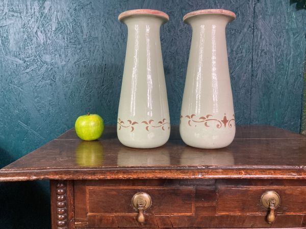 A Fine Pair Of Large Art Nouveau Studio Pottery Vases