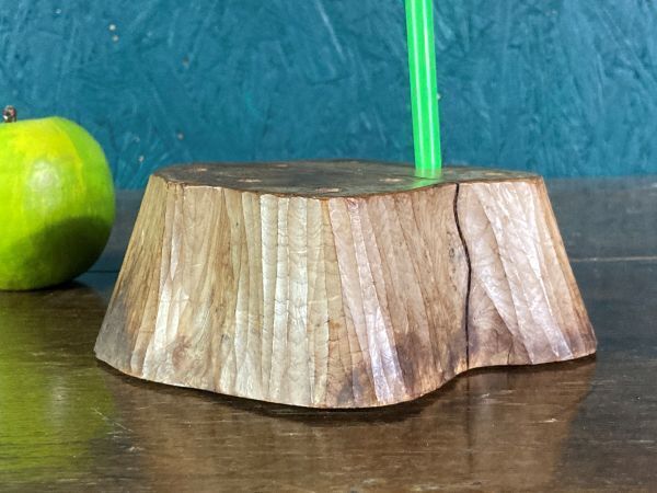 A Charming Rustic Wood Artists Paint Brush Holder photo furniture