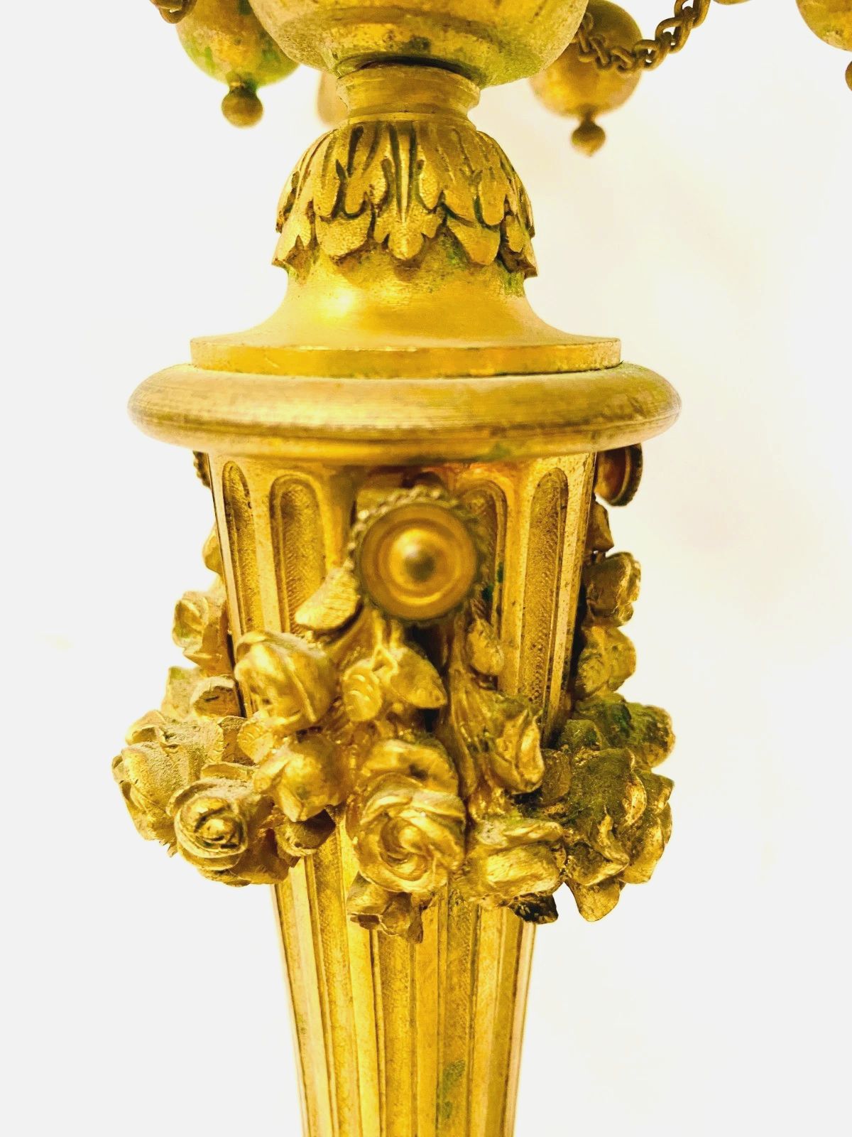 19th Century Gilded And Chiseled Bronze Candle Holder photo buy