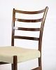Dining Chair   Rosewood   Light Wool Fabric   No Møller   1960s photo furniture
