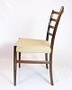 Dining Chair   Rosewood   Light Wool Fabric   No Møller   1960s photo 445.0