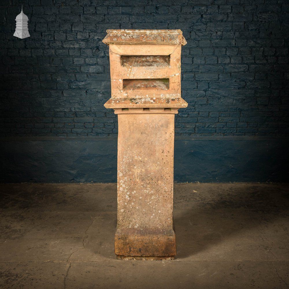 Home Decor Square Vented Chimney Pot, 1.5 M Tall photo