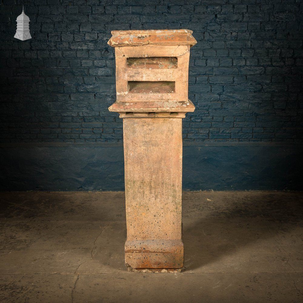 468.0 Square Vented Chimney Pot, 1.5 M Tall photo