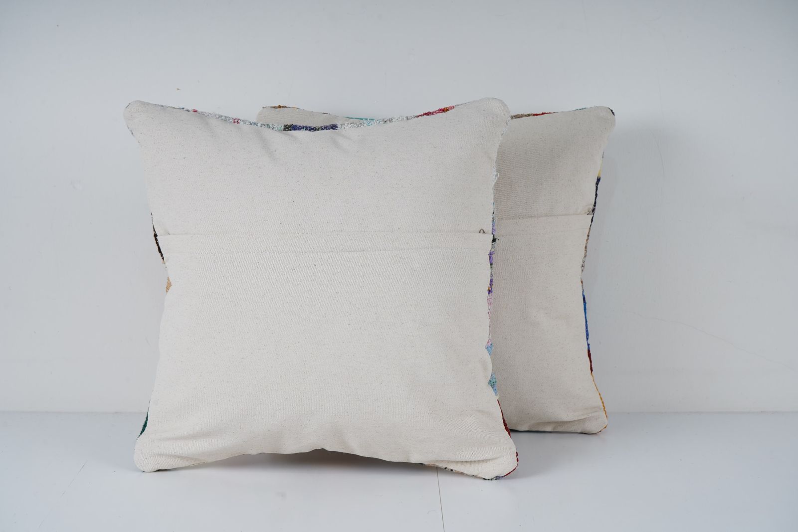 Patchwork Kilim Pillow, Handmade Wool Tribal Design, Set Of Two Decorative Turkish Cushion, Gift For Kilim Lovers photo furniture