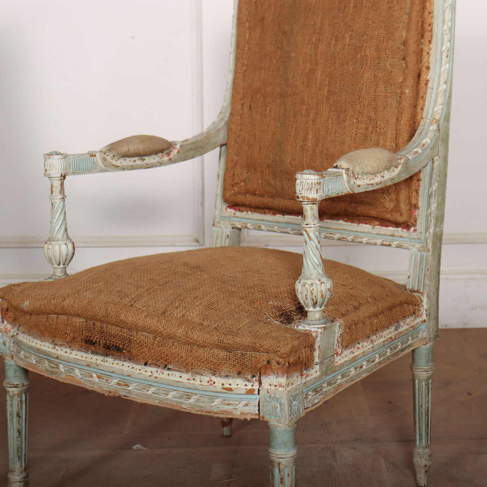 Pair Of Original Painted French Fauteuils photo vinterior