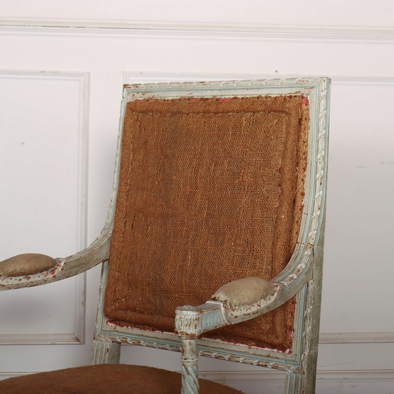 Pair Of Original Painted French Fauteuils photo buy