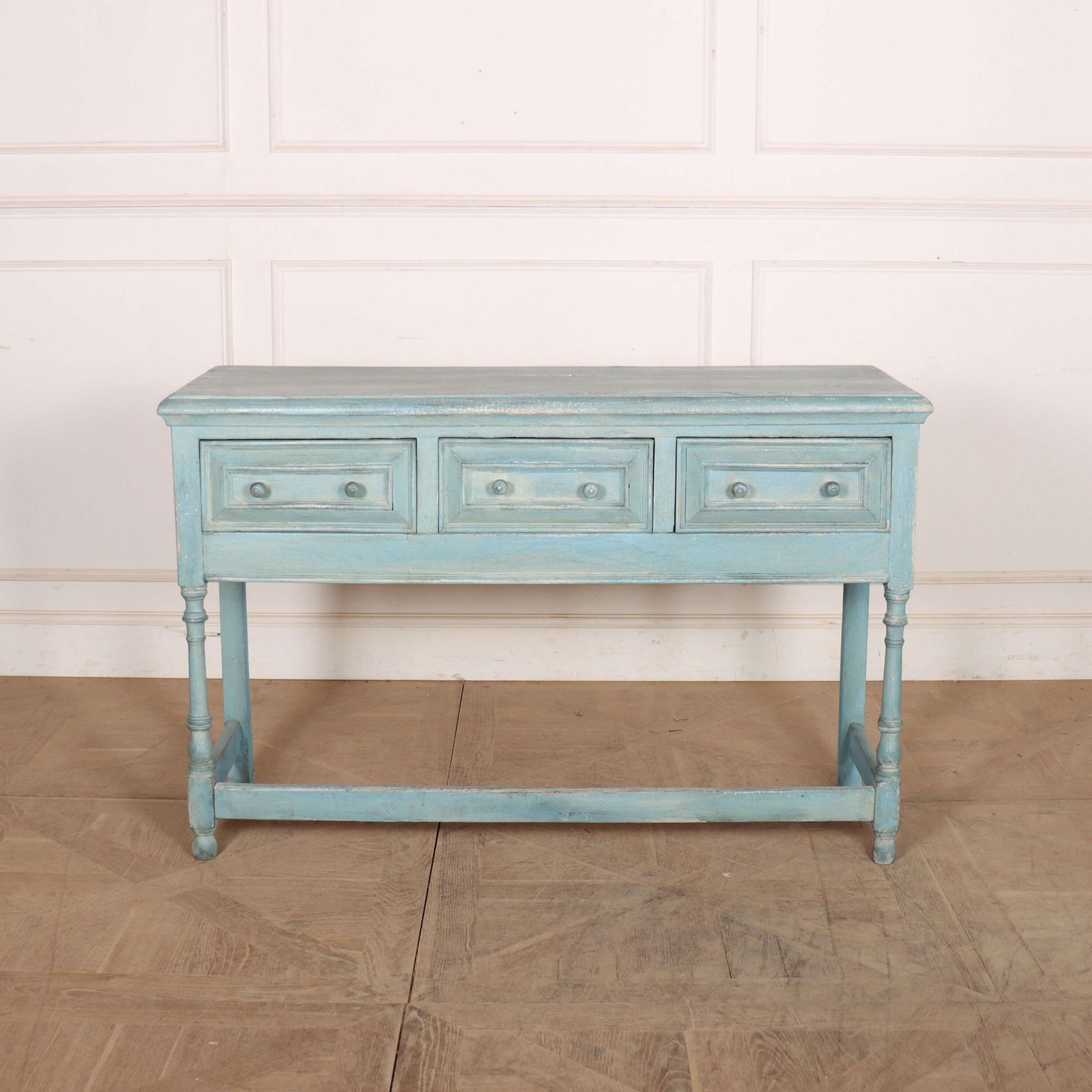 English Three Drawer Dresser Base