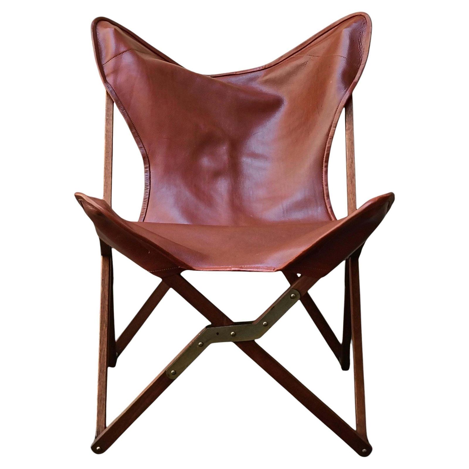 Vittoriano Vigano' Folding Chair "Tripolina" Lady Italy 1970s