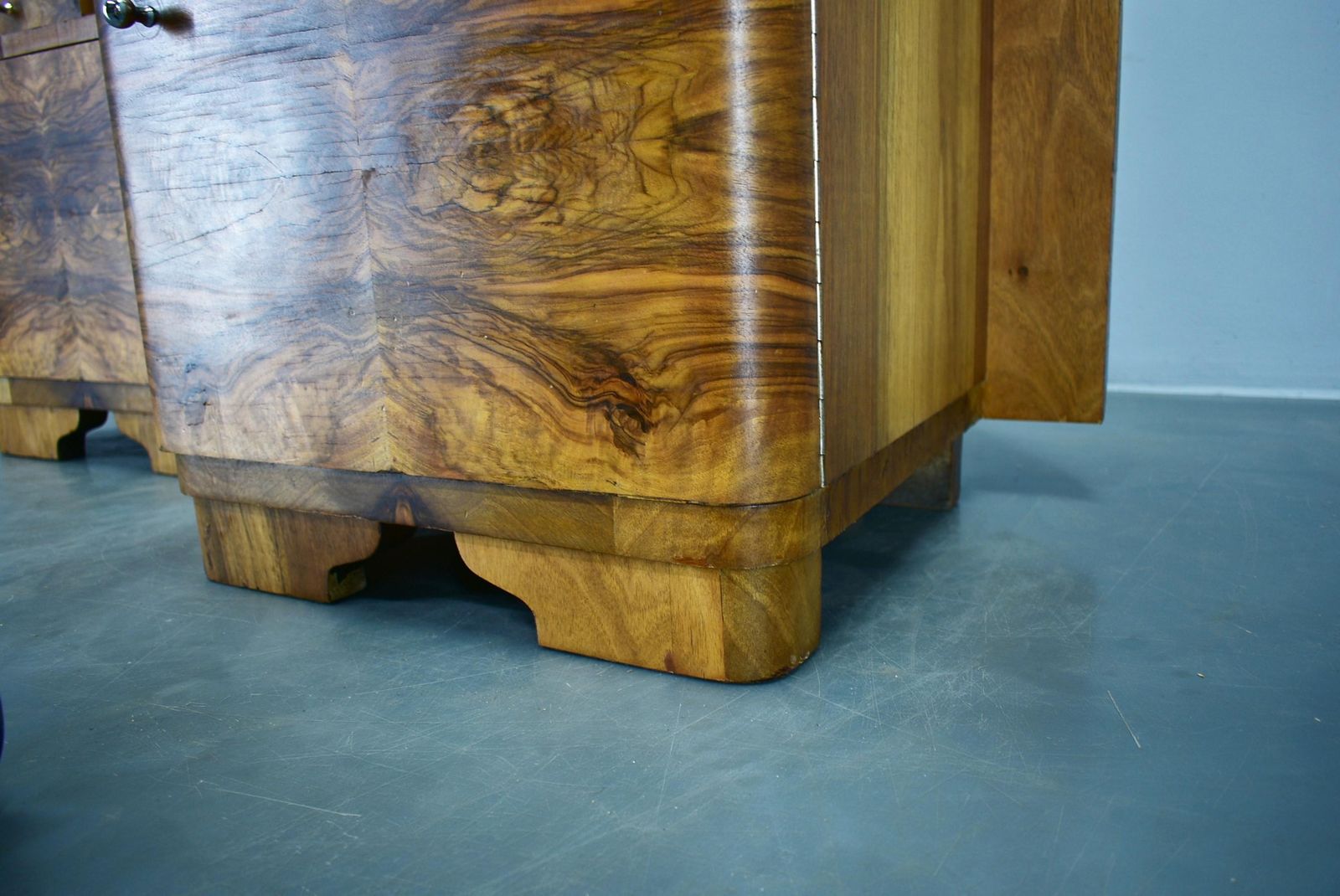 1939s Pair Of Art Deco Bedside Tables, Czechoslovakia photo buy