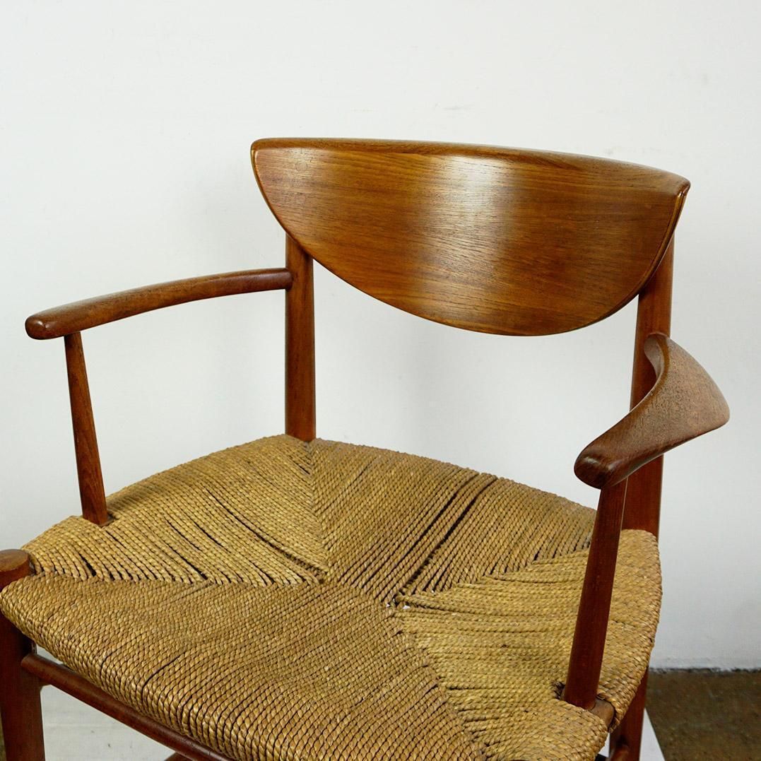 1478.0 Scandinavian Modern Teak Armchair Mod. 317 By Peter Hvidt For Soborg Mobler photo