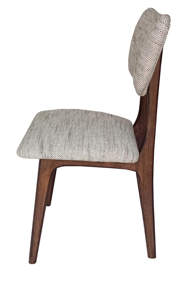 Mid Century Butterfly Dining Chair, Peony Cotton, Poland, 1960s photo 791.0
