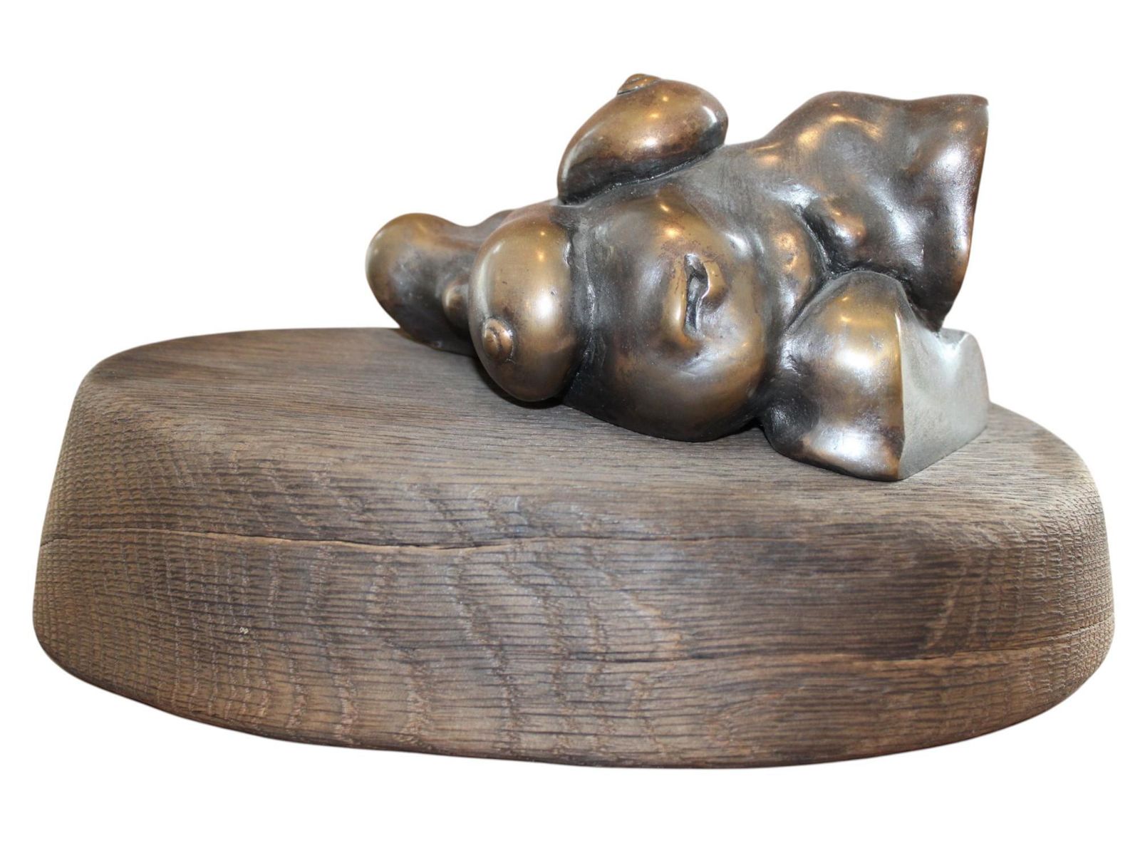 Ivars Mikelsonstorso Xxl , Bronze/Wood H 15 Cm; L 30cm; W 20 Cm2021 photo vinterior