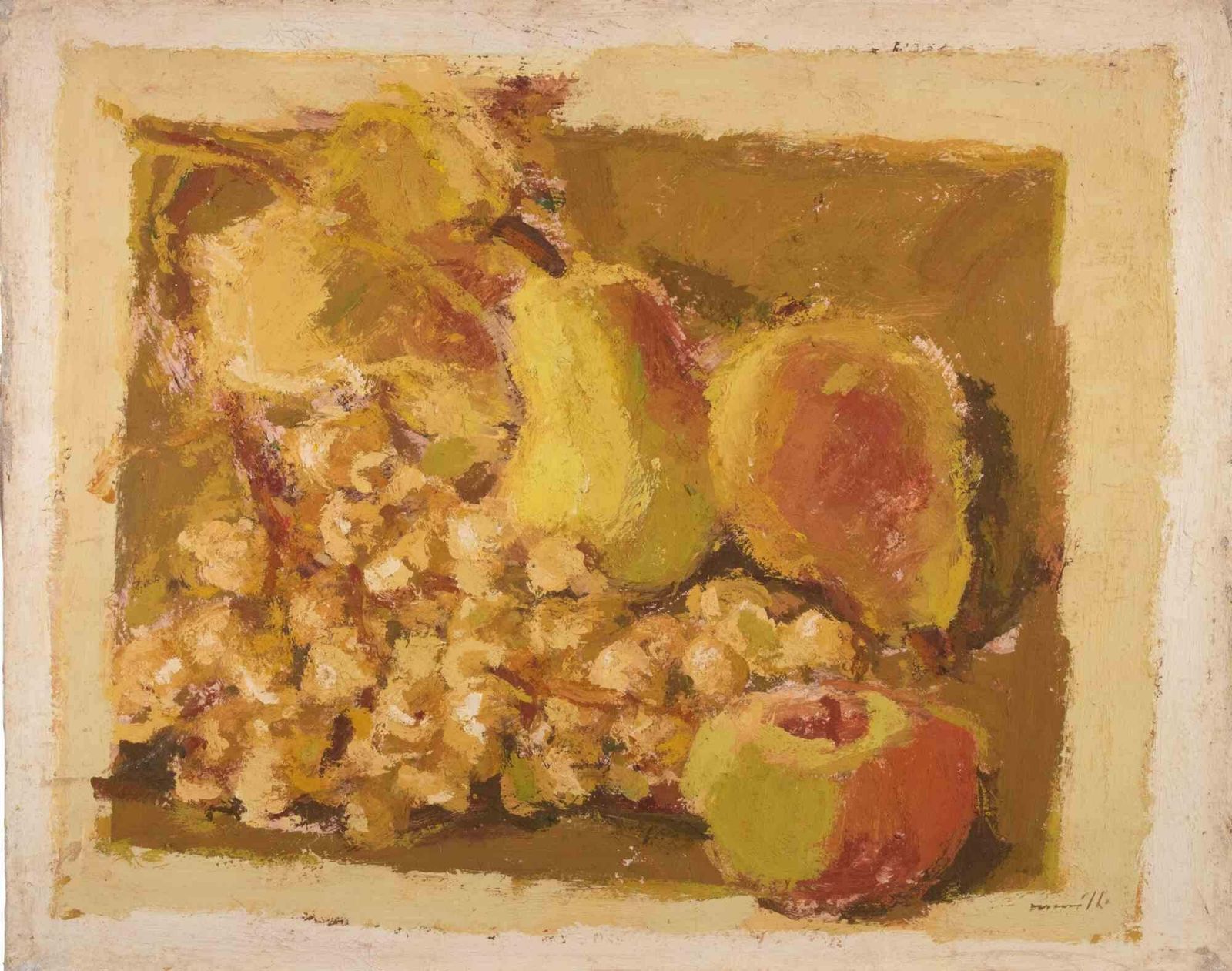 Franco Marzillistill Life   Oil Painting By Franco Marzilli   1970s1970s photo furniture