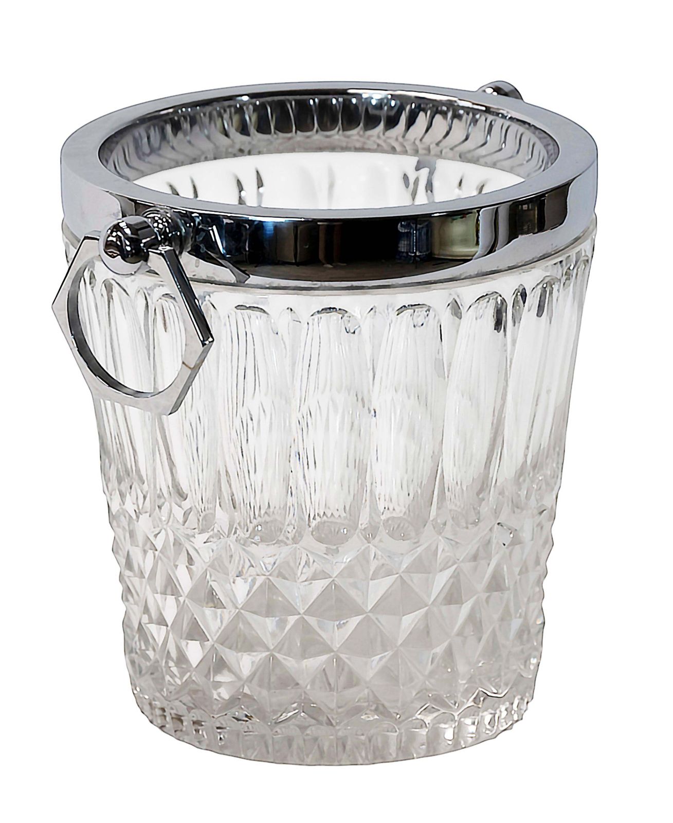 French Hand Made Cut Crystal Champagne Bucket photo furniture